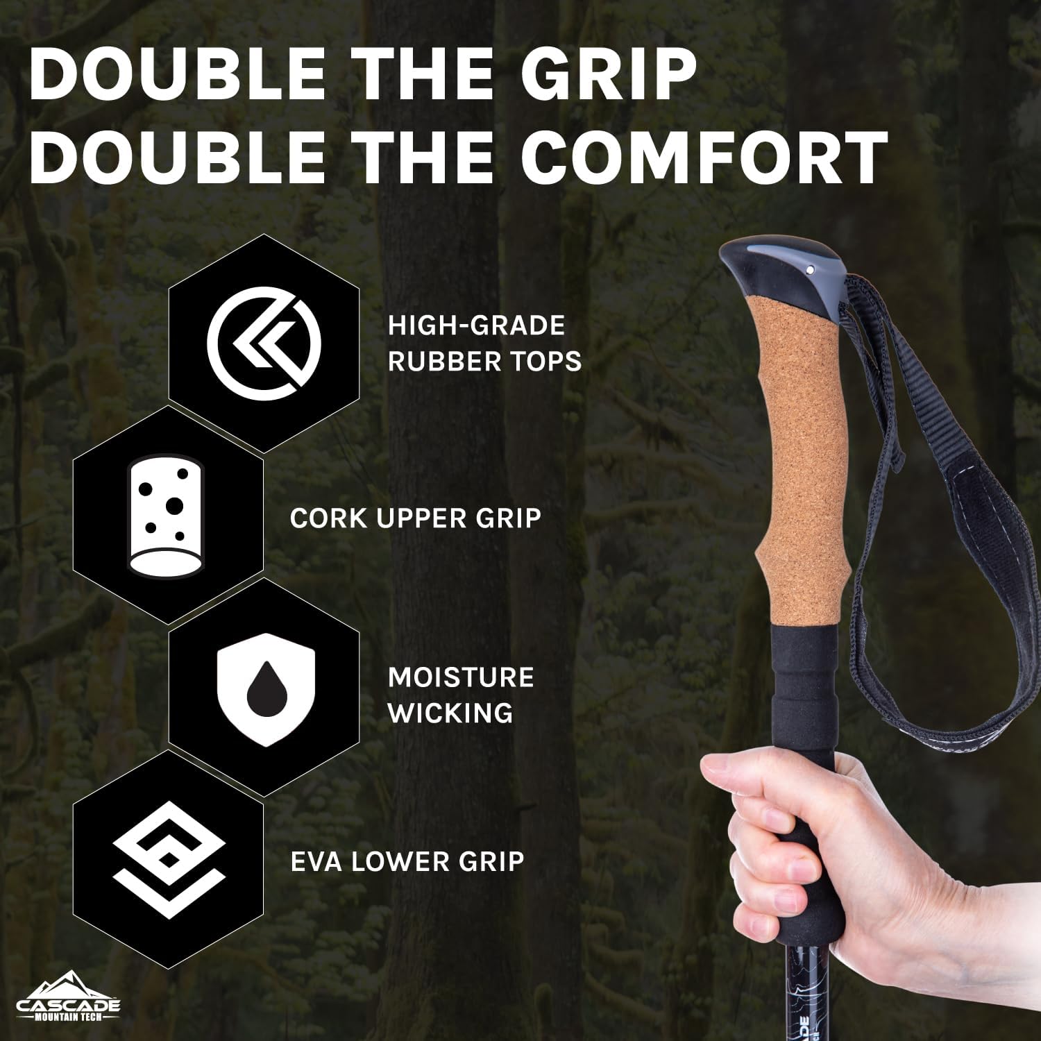 1768787594_835_Lightweight-Aluminum-Trekking-Poles-with-Tip-Kit Lightweight Aluminum Trekking Poles with Tip Kit