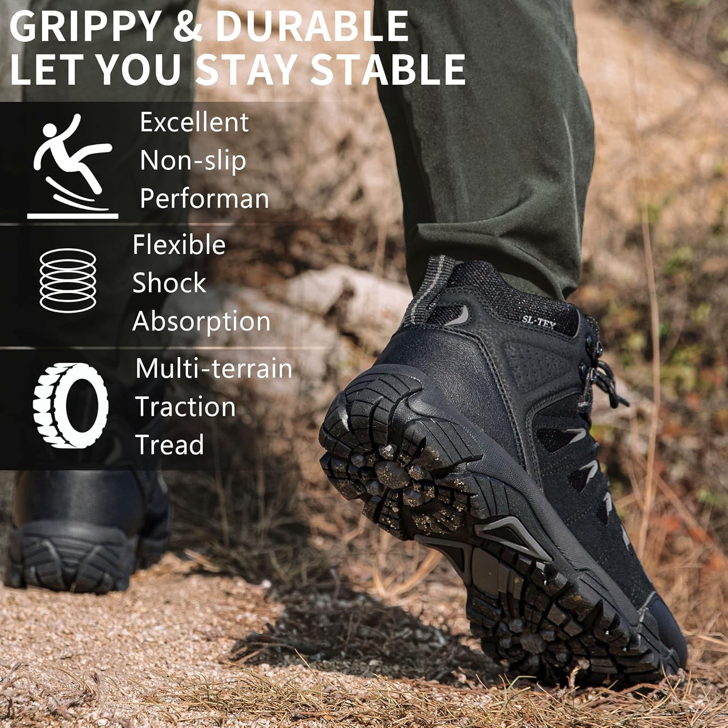 1768788291_456_SHULOOK-Mens-Waterproof-Lightweight-Hiking-Boots SHULOOK Men's Waterproof Lightweight Hiking Boots