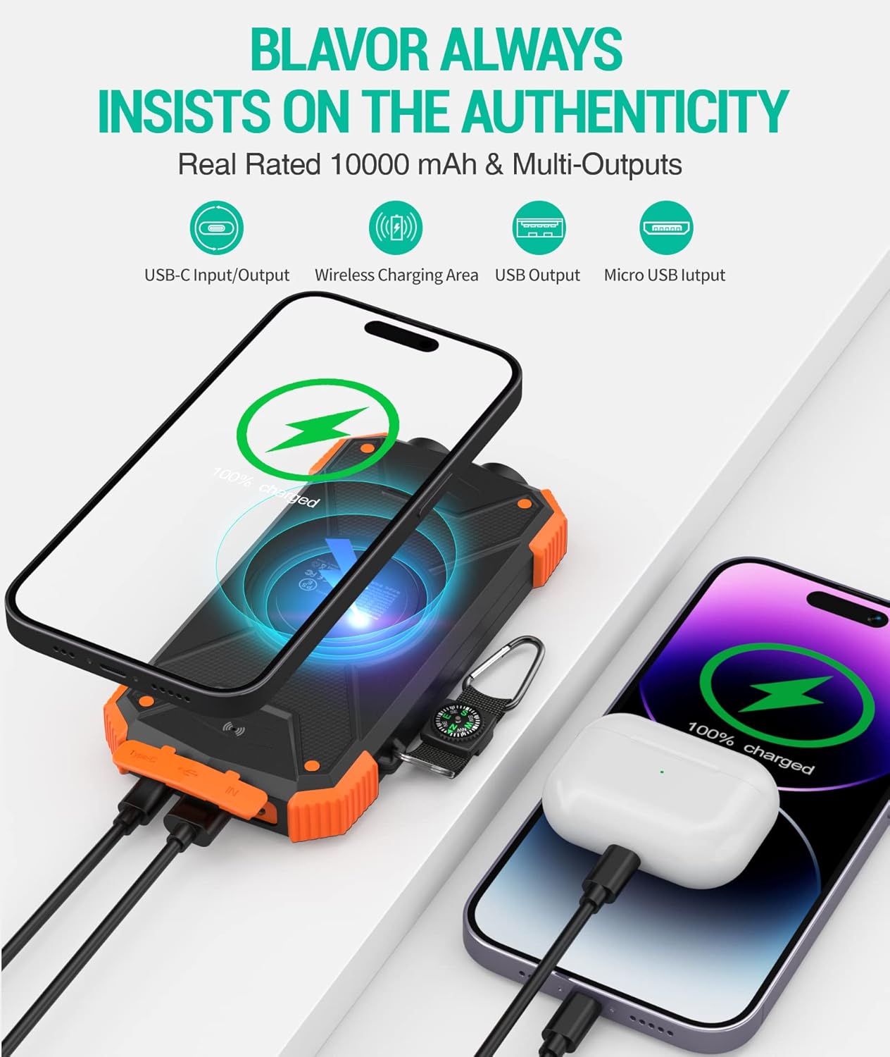 1768842371_942_BLAVOR-10000mAh-Solar-Wireless-Power-Bank BLAVOR 10,000mAh Solar Wireless Power Bank