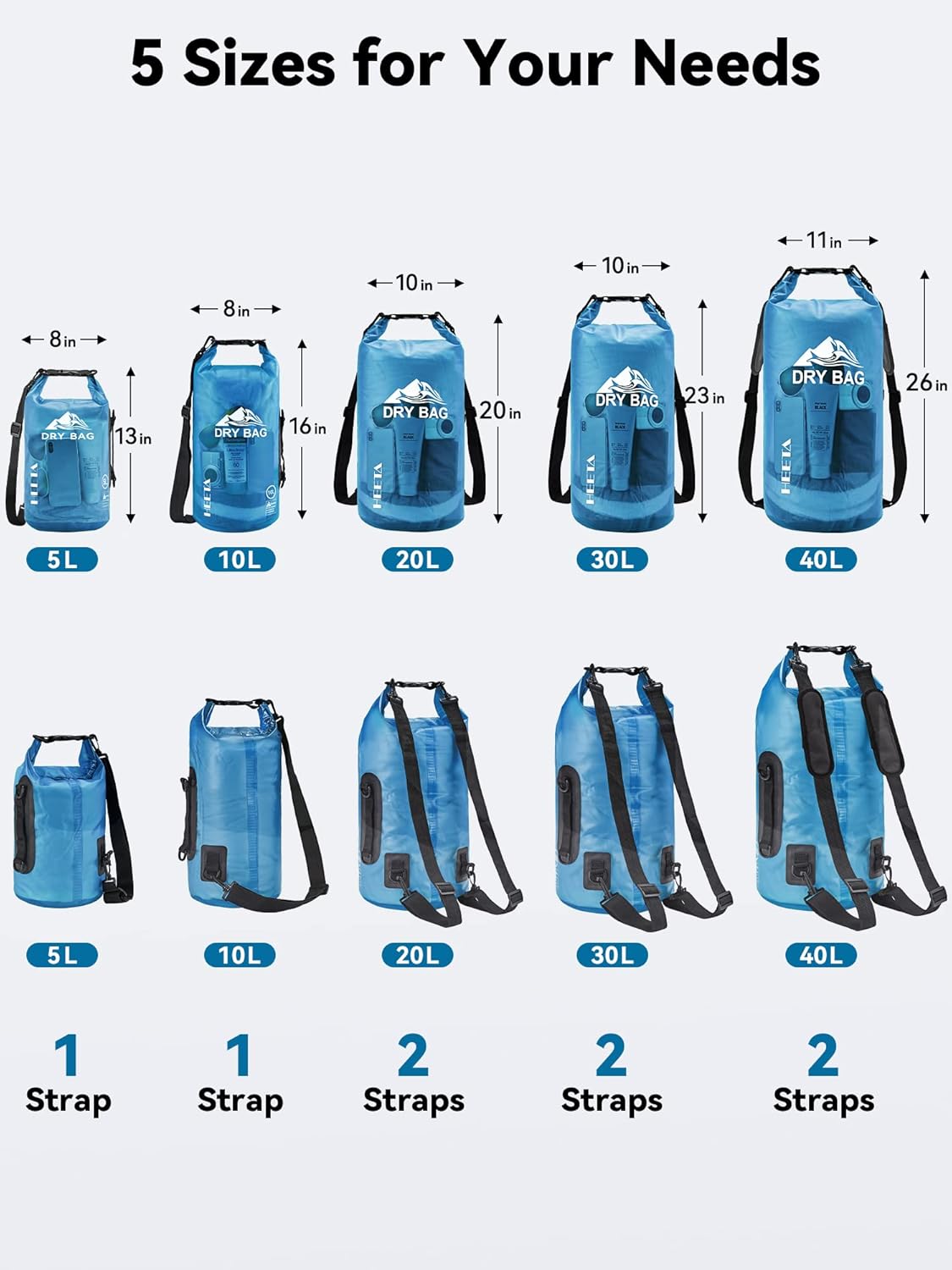 1768843250_436_HEETA-Waterproof-Dry-Bag-with-Phone-Case HEETA Waterproof Dry Bag with Phone Case