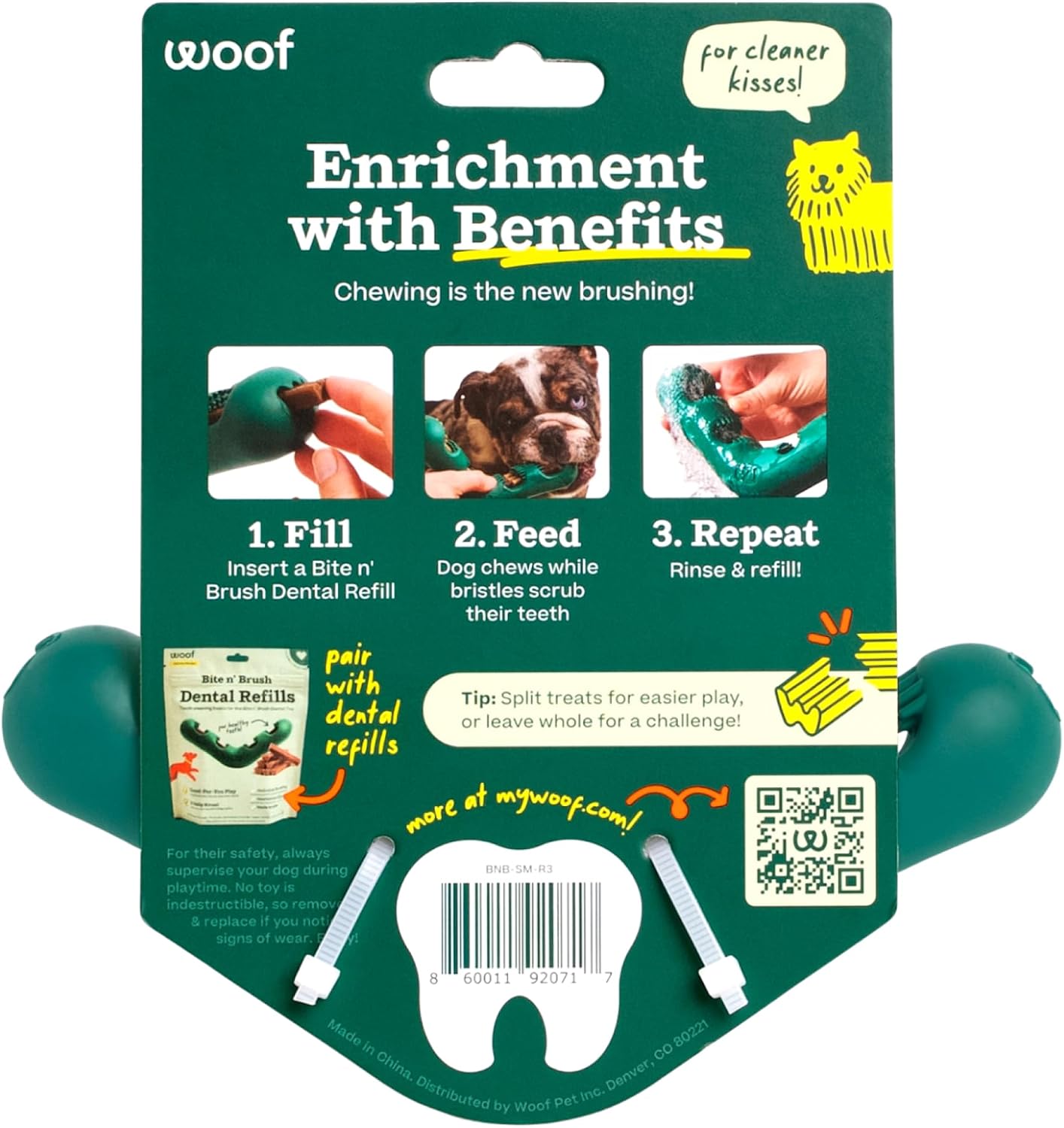1789357903_135_WOOF-Dog-Dental-Chew-Toy-for-Small-Dogs WOOF Dog Dental Chew Toy for Small Dogs