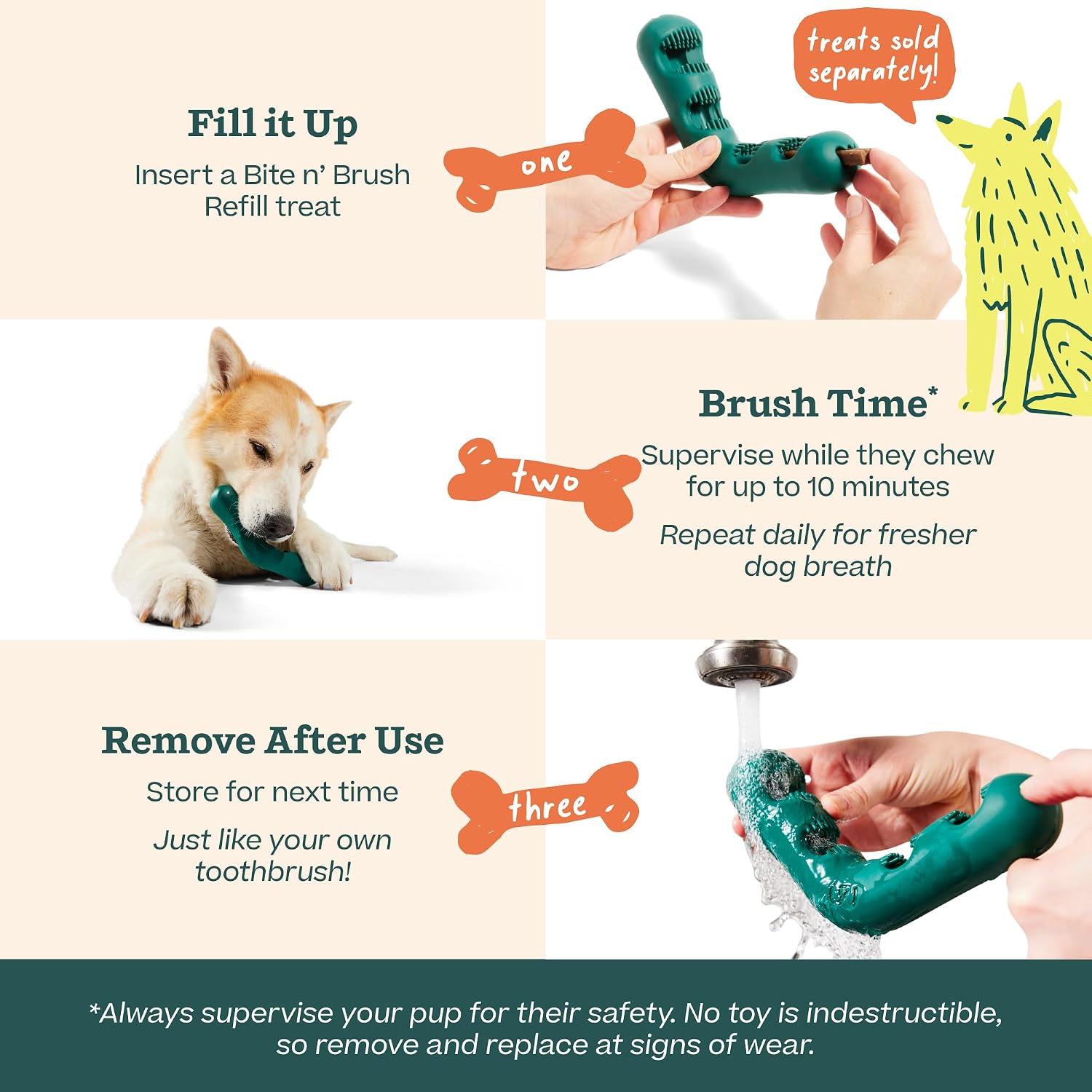 1789357903_714_WOOF-Dog-Dental-Chew-Toy-for-Small-Dogs WOOF Dog Dental Chew Toy for Small Dogs