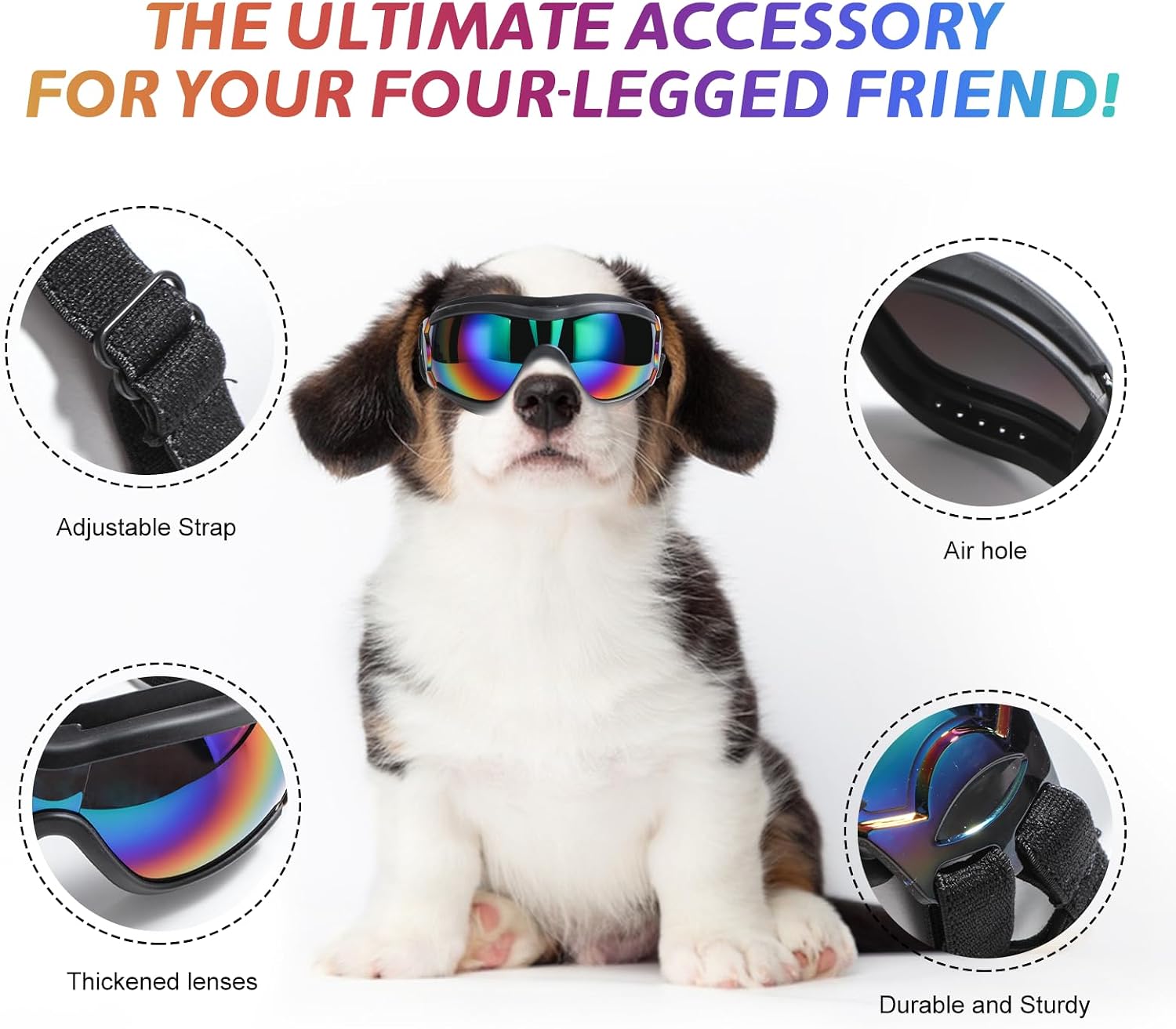 1789531077_195_UV-Protection-Dog-Goggles-with-Adjustable-Strap UV Protection Dog Goggles with Adjustable Strap