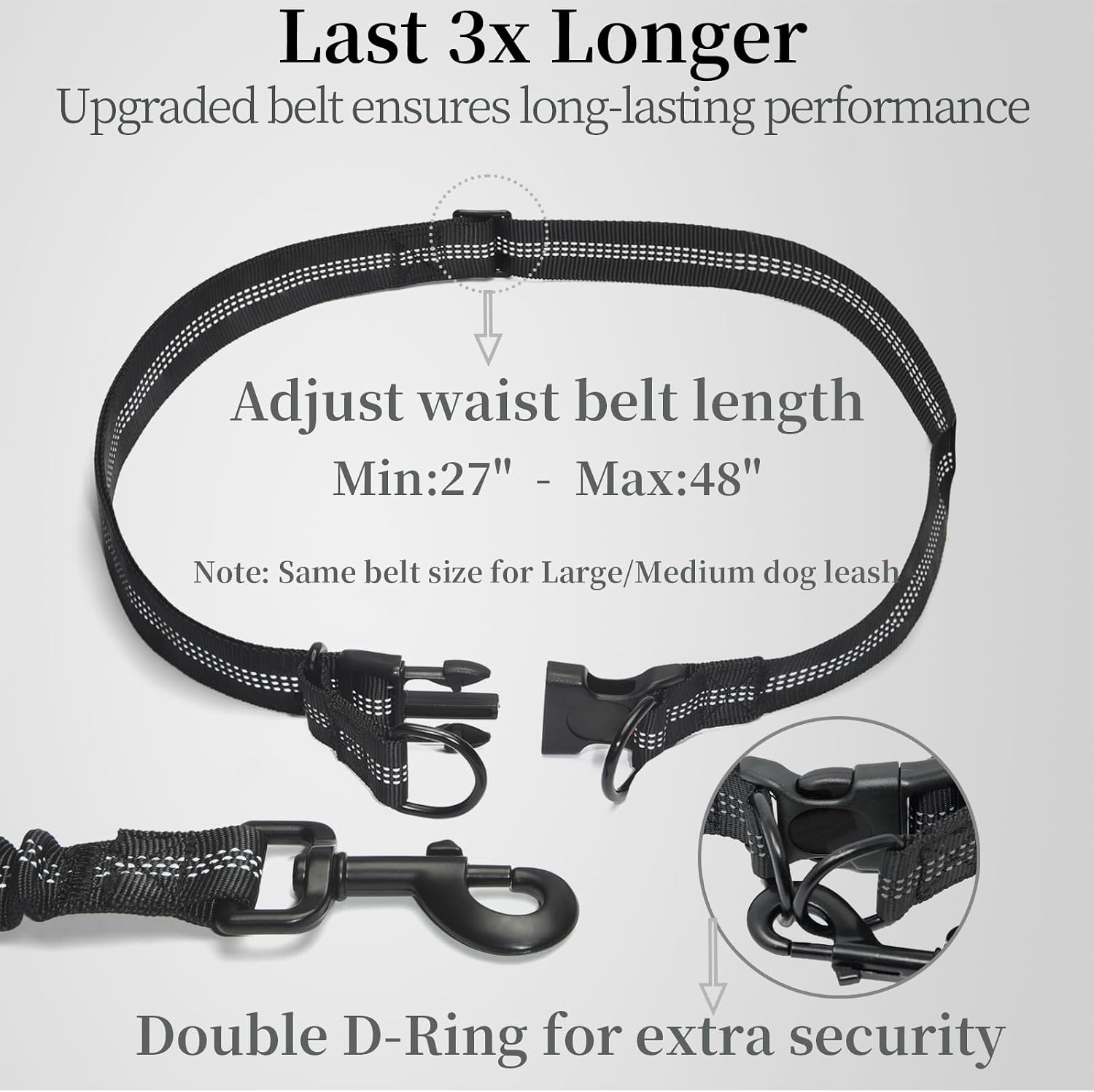 1789618590_352_iYoShop-Military-Green-Hands-Free-Dog-Leash iYoShop Military Green Hands-Free Dog Leash
