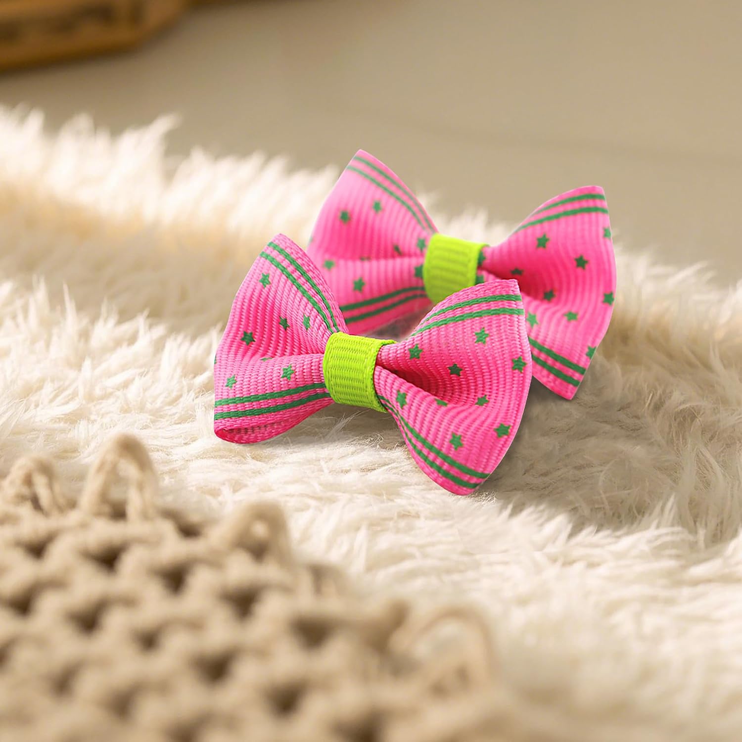 1790226108_975_QingHan-Dog-Hair-Bows-60-Piece-Set QingHan Dog Hair Bows: 60-Piece Set