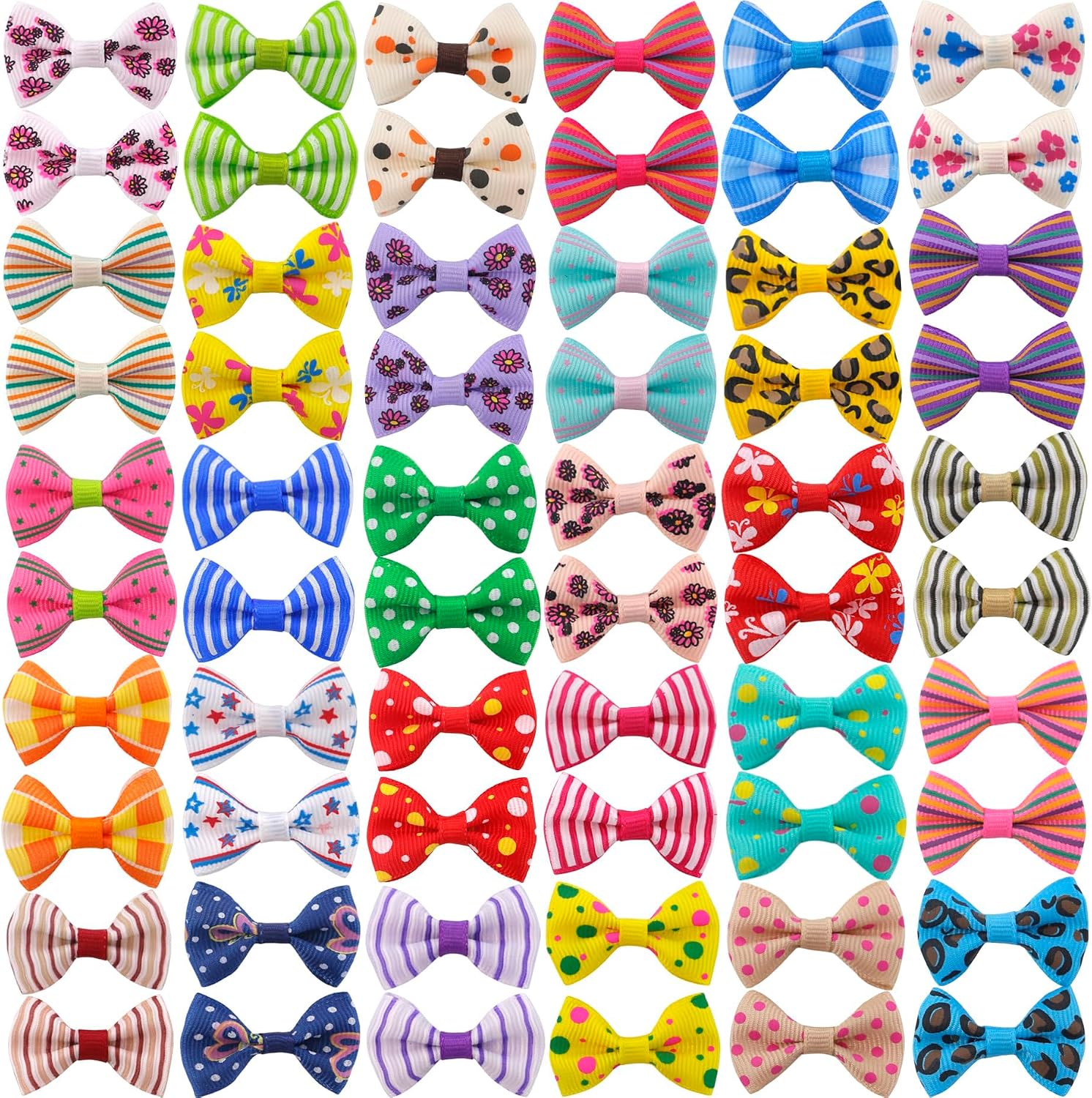 1790226109_15_QingHan-Dog-Hair-Bows-60-Piece-Set QingHan Dog Hair Bows: 60-Piece Set