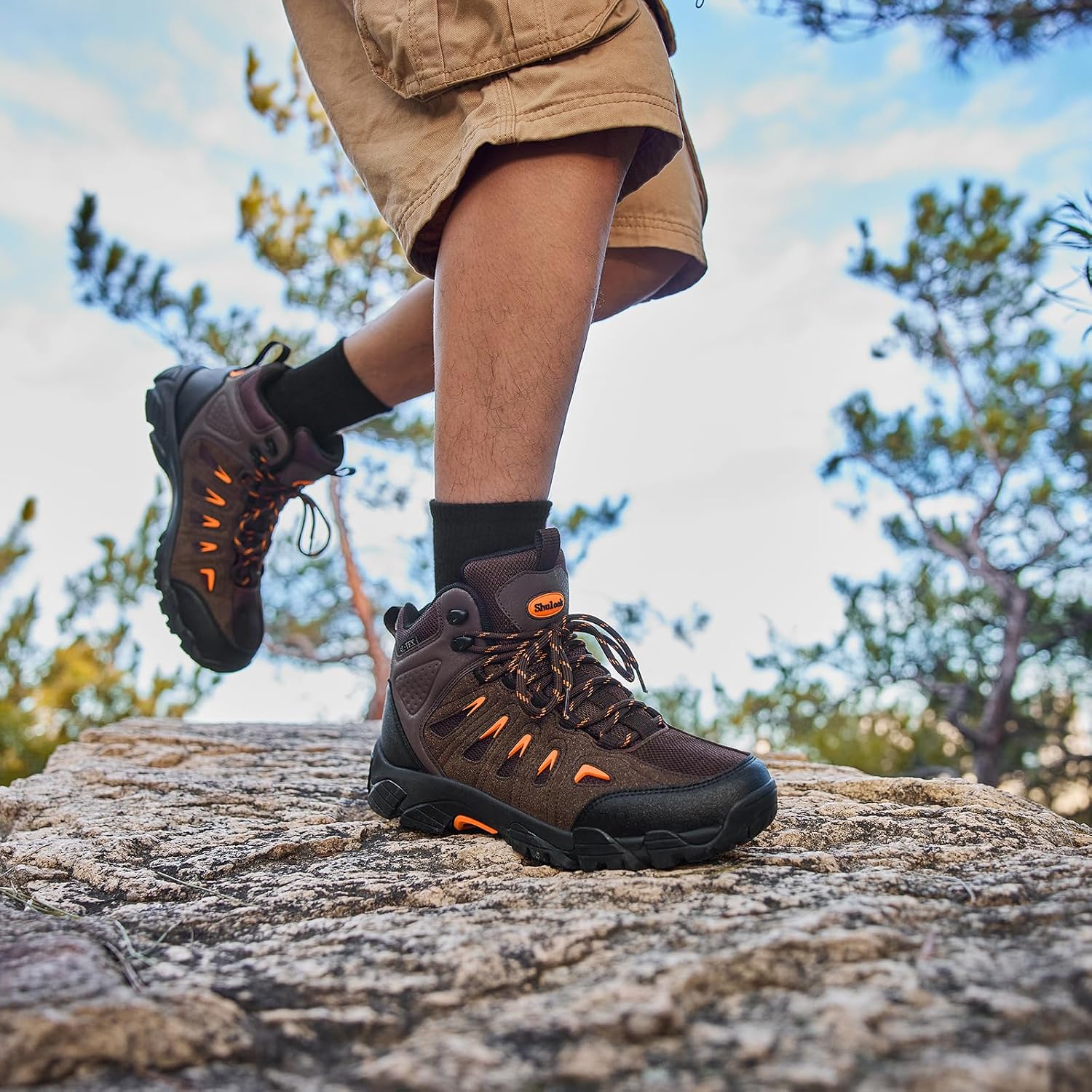 1790832876_881_SHULOOK-Mens-Waterproof-Lightweight-Hiking-Boots SHULOOK Men's Waterproof Lightweight Hiking Boots