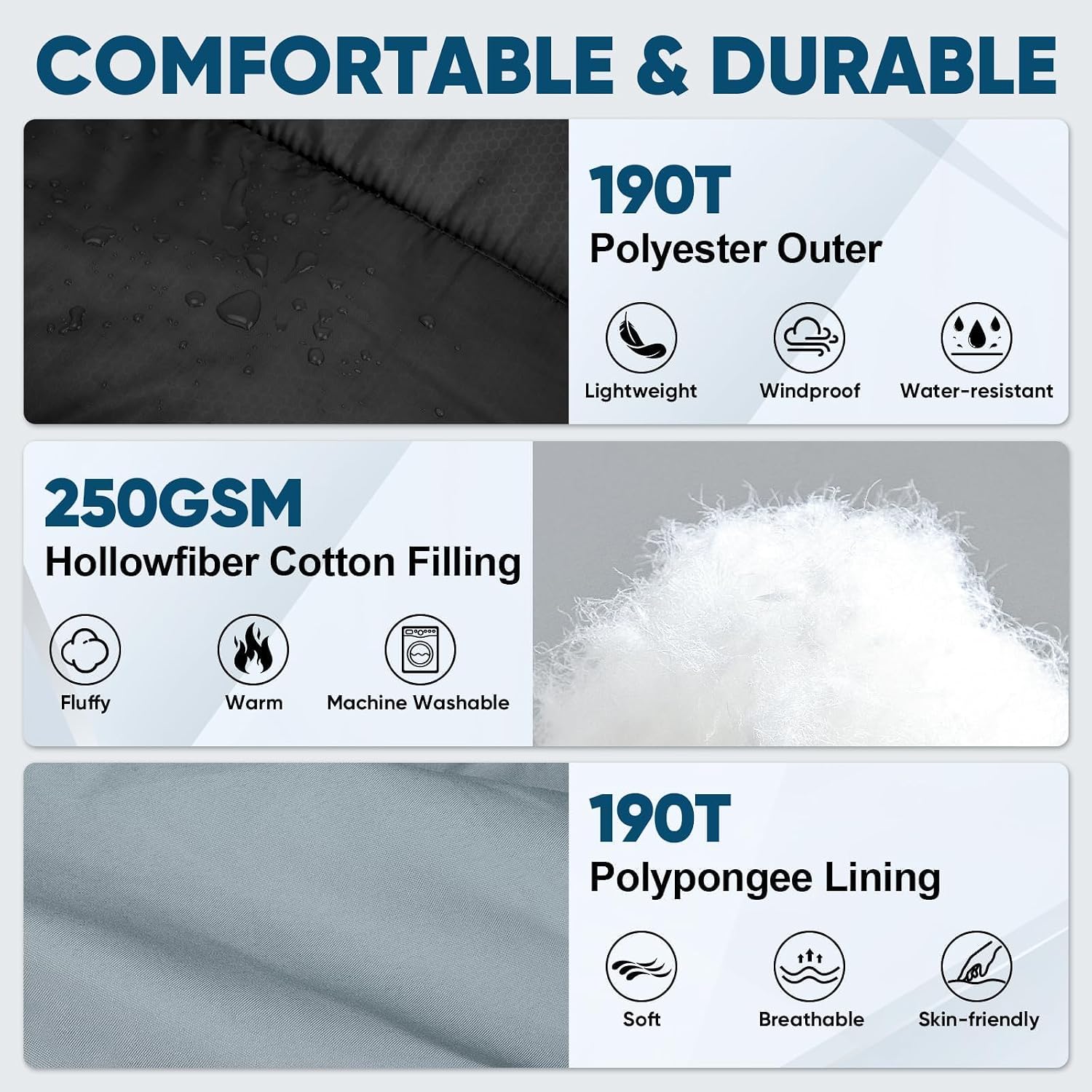 1791006045_96_PTEROMY-Lightweight-Water-Resistant-Sleeping-Bag PTEROMY Lightweight Water-Resistant Sleeping Bag